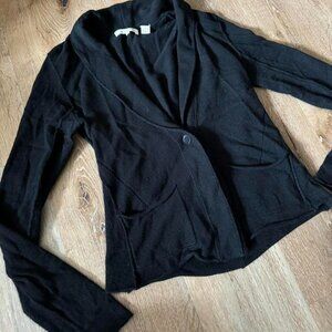 Inhabit Black Cardigan Sweater